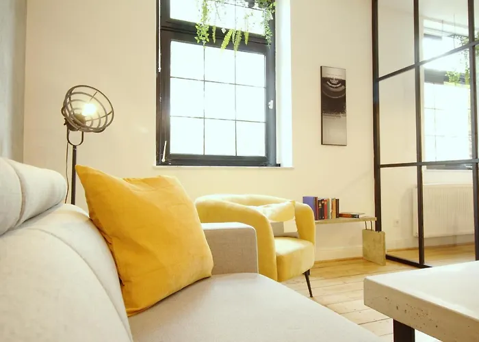 Lejlighed Zentrales Newyork-designapartment Mit 2 Betten Nahe Messe L Flughafen Duisburg